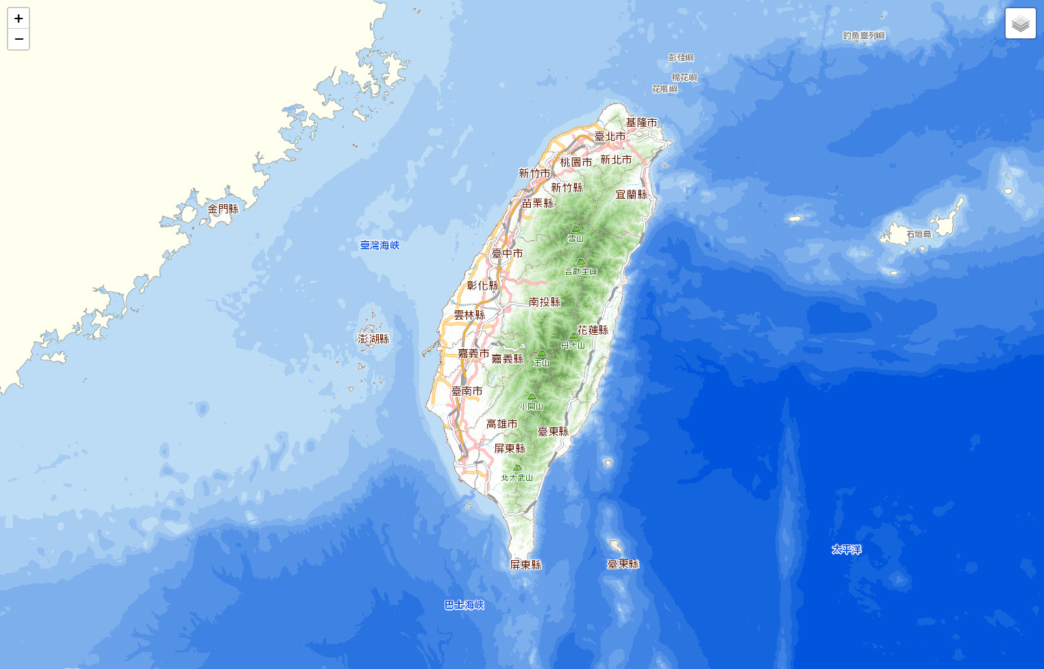 臺灣通用電子地圖 圖資